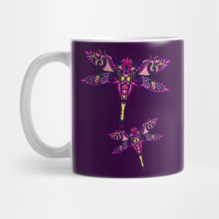 Pretty Purple Dragonflies Mug